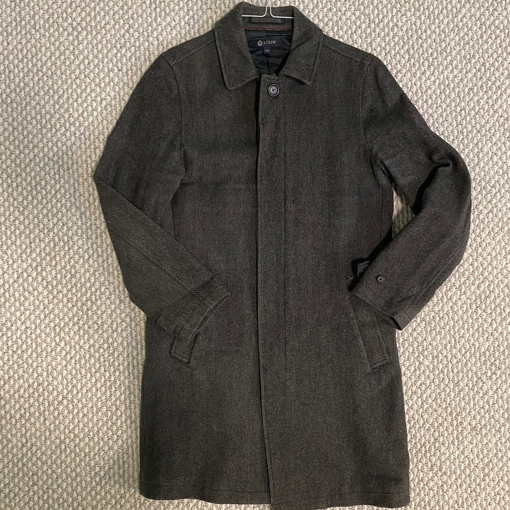 Tweed men’s JCrew wool jacket